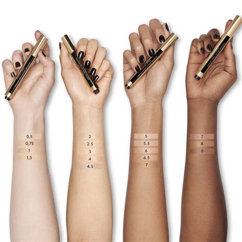 ysl new touche eclat concealer|YSL touche eclat colour chart.